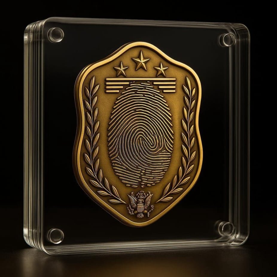 Trump American DNA Badge