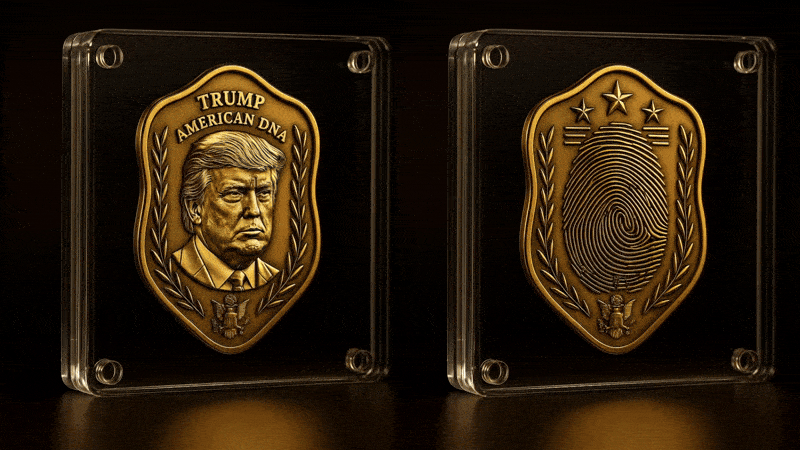 Trump American DNA Badge
